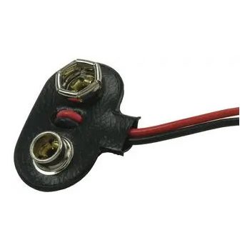 9V-os elemcsatlakozó Snap Clip I-típusú kábel 145mm