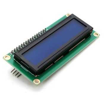   16 x 2 LCD kijelző I2C kommunikációval / IIC/I2C Kék háttérvilágítású 1602 LCD Display Modul Arduino-hoz