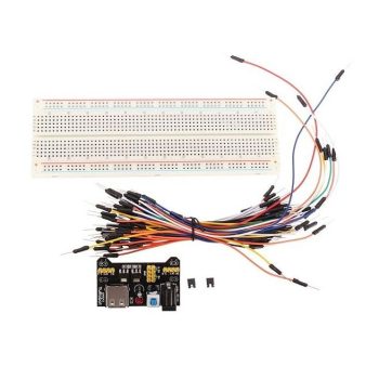 Breadboard +  MB102 tápegység +  65 Jumper kábel KIT