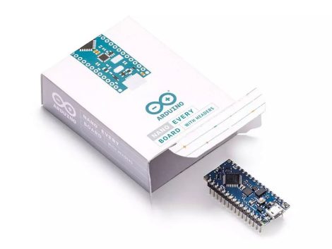 Arduino Nano Every - forrasztott pin kivitel