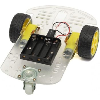 DIY Robotautó alváz KIT DC motorral és elemtartóval