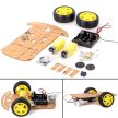 DIY Robotautó alváz KIT DC motorral és elemtartóval