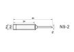 Forrasztóhegy VTSS220 forrasztópákához 2mm - ferde/ beveled tip