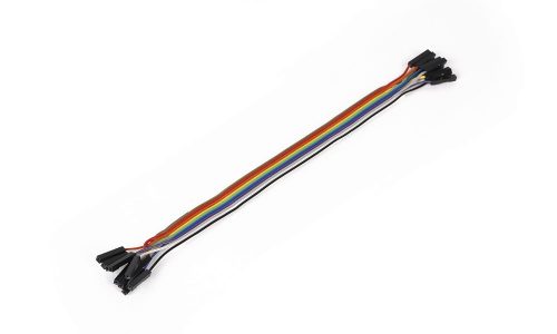 10 db Színes Breadboard Jumper Kábel 20cm Arduino -hoz (anya-anya)