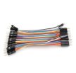 10 db Színes Breadboard Jumper Kábel 10cm Arduino -hoz (apa-apa) 