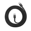 Baseus Cafule PD 2.0 QC 3.0 60 W USB-C – USB-C PD kábel 2 m (fekete-szürke)