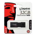   Kingston 32GB Data Traveler 100 Generation 3 USB 3.0 pendrive fekete 