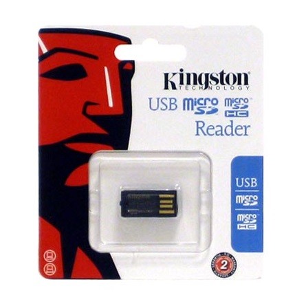 Kingston USB 2.0 Micro SD kártyaolvasó fekete Gen 2 
