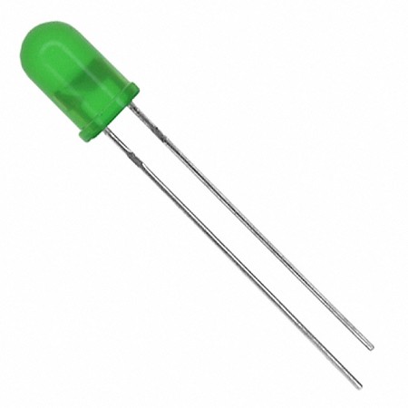 5mm-es zöld LED