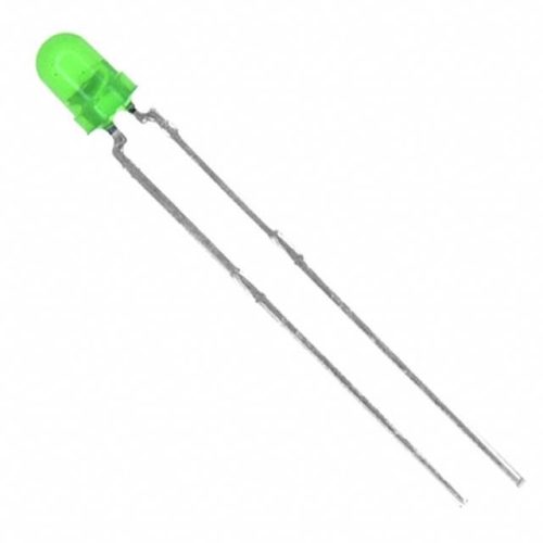 3mm-es zöld LED 