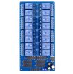 Relé modul 16 csatornás (12V) LM2576-vel 