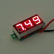 Mini digitális voltmérő - kétvezetékes- 0,28" kijelző - 2,5V-30V -PIROS