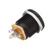 DC-022 DC power jack DC csatlakozó aljzat 5.5*2.1mm anyacsavarral