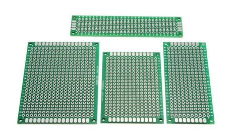 Kétoldalas PCB lapok 4 méretben (FR-4/ 2.54mm)