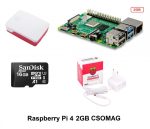 Hivatalos Csomag - Raspberry PI4 / 2GB - 16GB microSD-vel