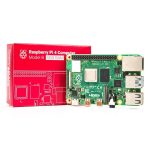   Raspberry Pi 4 Model B - 4GB 64 bit 1.5GHz Quad-Core - Bluetooth / 802.11 b/g/n/ac WIFI/ Gigabit Ethernet