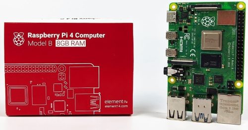 Raspberry Pi 4 Model B - 8GB 64 bit 1.5GHz Quad-Core - Bluetooth / 802.11 b/g/n/ac WIFI/ Gigabit Ethernet