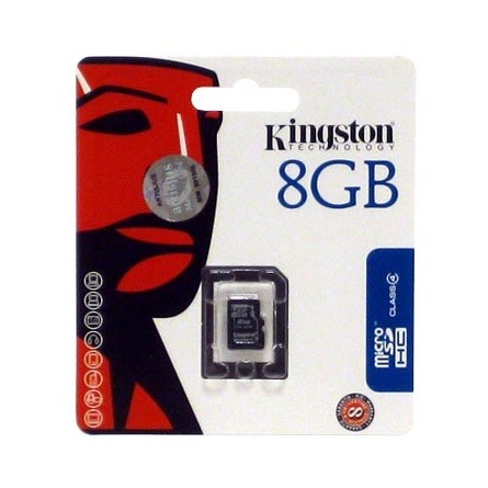 Kingston 8GB Class 4 microSDHC memóriakártya 