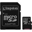 Kingston 64GB Canvas Select 80R Class 10 UHS-1 microSDXC memóriakártya adapterrel