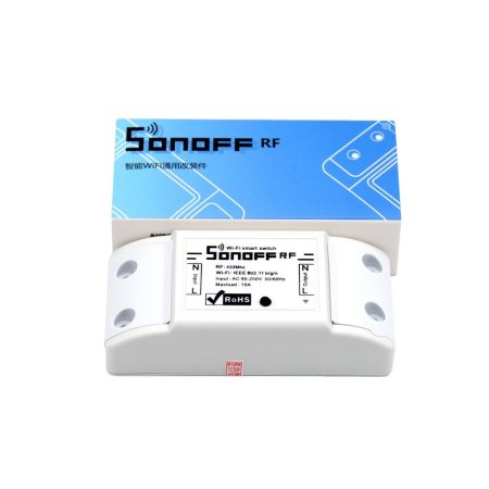 Sonoff RF R2 WiFi-s, rádiós, internetről távvezérelhető kapcsoló relé