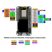Wemos NodeMcu Internet of Things mikrovezérlő Wifi ESP8266 + 0.96" OLED kijelző