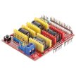 3 tengelyes léptetőmotor meghajtó panel, Arduino Uno-hoz CNC Shield V3 - A4988 kompatibilis