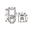 Induktív érzékelő SN04-N, 10V-30V NPN NO LED-es visszajelzővel