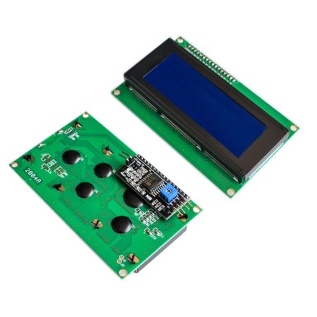 20 x 4 LCD kijelző I2C kommunikációval / IIC/I2C Kék háttérvilágítású 2004 LCD Display Modul Arduino-hoz