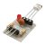 Lézer jelet vevő modul - Laser  receiver sensor KY-008/1
