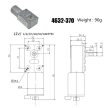 Áttételes mikro csigahajtóműves DC motor  - 4632-370-N20 - 12V - 3 RPM - Öntartással