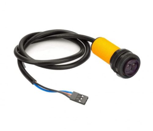 Állítható infravörös akadályérzékelő szenzor, NPN NO, 5V, 3-80cm - E18-D80NK