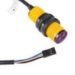 Állítható infravörös akadályérzékelő szenzor, NPN NO, 5V, 3-80cm - E18-D80NK