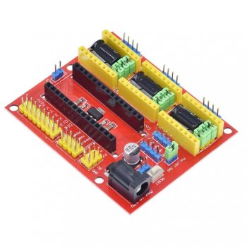   3 tengelyes léptetőmotor meghajtó panel, Arduino NANO-hoz CNC Shield V4 - A4988 kompatibilis