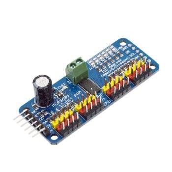  16 csatornás 12 bites PWM szervomotor meghajtó I2C modul -PCA9685 