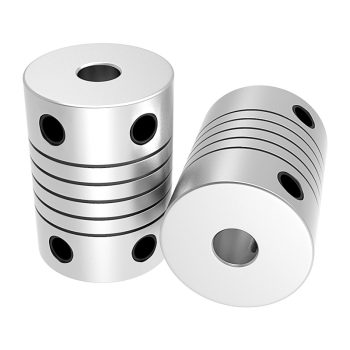   D19L25 alumínium flexibilis tengelykapcsoló - 6mm x 6mm x 25mm