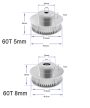 GT2 - 60T8 fogaskerék 6mm-es szíjhoz - pulley- timing belt