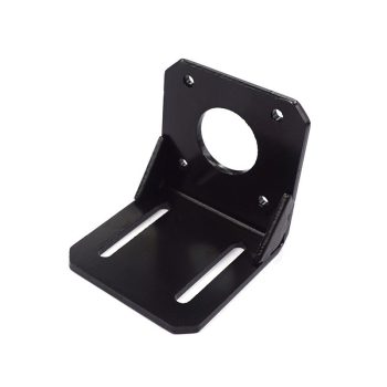 Léptetőmotor rögzítő konzol 57x57mm - NEMA 23 - 90 fok