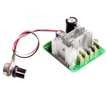  DC motor fordulatszám szabályzó, PWM, 6V-90V 15A DC