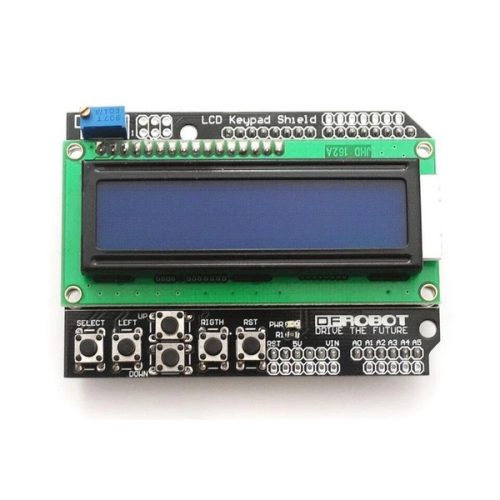 LCD kijelző shield nyomógombokkal -LCD Keypad shield 
