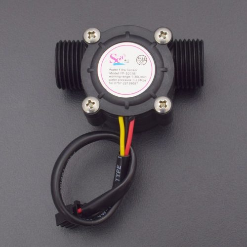G1/2 Víz áramlásmérő szenzor (3 vezetékes) YF-S201B Flow sensor - 1-30L/min 2.0MPa