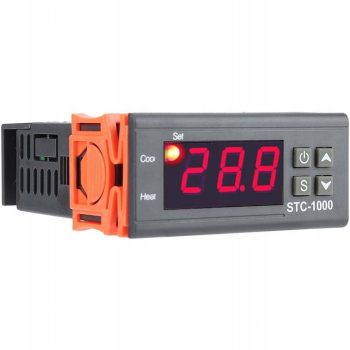   STC1000 Digitális hőmérséklet-szabályozó termosztát -12VDC