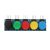 5db Nyomógomb modul 3 pin 12x12mm - 5 féle színben