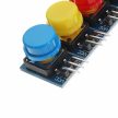 5db Nyomógomb modul 3 pin 12x12mm - 5 féle színben