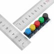 5db Nyomógomb modul 3 pin 12x12mm - 5 féle színben