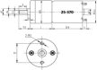 Áttételes DC Motor 12V Gear box 60RPM / GY25-370